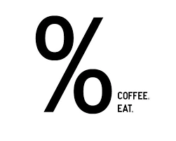 % Coffee & Eat logo