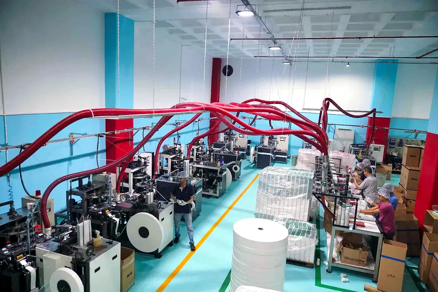 Damla Cup production facility — general view